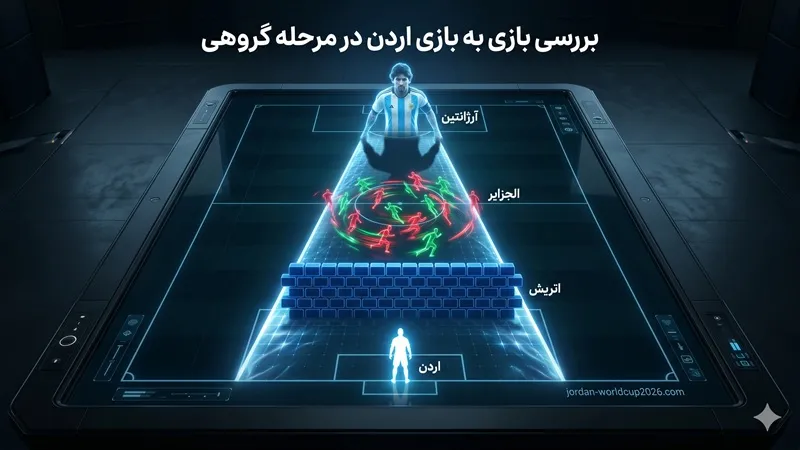 بررسی بازی به بازی اردن در مرحله گروهی جام جهانی 2026
